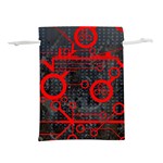 Tech - Red Lightweight Drawstring Pouch (M) Front