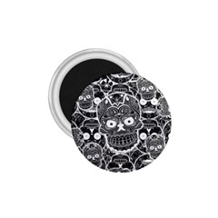 Sugar Skulls Bw 1 75  Magnets by ExtraAwesomeSauce