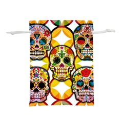 Sugar Skulls Lightweight Drawstring Pouch (s) by ExtraAwesomeSauce