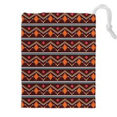 Native American Pattern Drawstring Pouch (5xl) by ExtraAwesomeSauce
