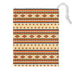 Native American Pattern Drawstring Pouch (5xl) by ExtraAwesomeSauce