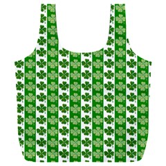 Clover Leaf Shamrock St Patricks Day Full Print Recycle Bag (xxl) by Dutashop