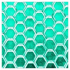 Hexagon Windows Long Sheer Chiffon Scarf  by essentialimage365