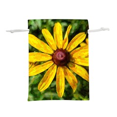 Sunflower Painting Lightweight Drawstring Pouch (l) by ExtraAwesomeSauce