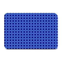 Basket Weave Basket Pattern Blue Plate Mats by Dutashop