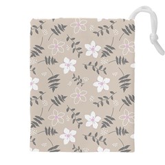 Flower  Drawstring Pouch (5xl) by SychEva
