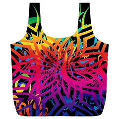 Abstract Jungle Full Print Recycle Bag (xxl) by icarusismartdesigns