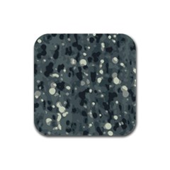 Abstract Texture Surface Print Rubber Square Coaster (4 Pack)  by dflcprintsclothing