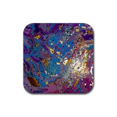 My Pour Cup Painting 7 1 Cbdoilprincess   Df5b0c77-5a26-49cd-826f-75cf5d9c0a00 Rubber Coaster (square)  by CBDOilPrincess1