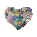 Tiles CBDOilPrincess Eb49aa06-f1b9-412e-836d-30c28dd8f7d9 Standard 16  Premium Flano Heart Shape Cushions Back