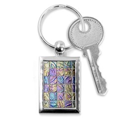 Tiles Cbdoilprincess 9bce4aa2-e68c-4f2b-9a83-c8e38fcd4516 Key Chain (rectangle) by CBDOilPrincess1