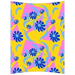 Folk Floral Pattern  Abstract Flowers Print  Seamless Pattern Back Support Cushion by Eskimos
