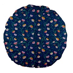 Unusual Flowers Large 18  Premium Flano Round Cushions by SychEva