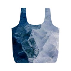 Storm Blue Ocean Full Print Recycle Bag (m) by goljakoff