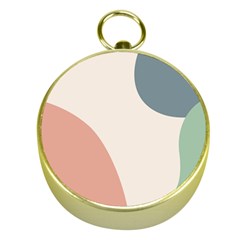 Abstract Shapes  Gold Compasses by Sobalvarro