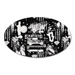 Skater-underground2 Oval Magnet Front