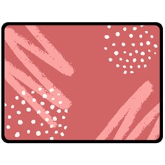 Terracota  Fleece Blanket (large)  by Sobalvarro