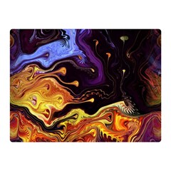 Nebula Starry Night Skies Abstract Art Double Sided Flano Blanket (mini)  by CrypticFragmentsDesign