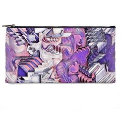 Blooming Lilacs Spring Garden Abstract Pencil Case by CrypticFragmentsDesign