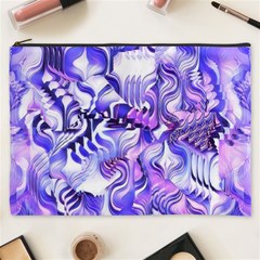 Weeping Wisteria Fantasy Gardens Pastel Abstract Cosmetic Bag (xxxl) by CrypticFragmentsDesign