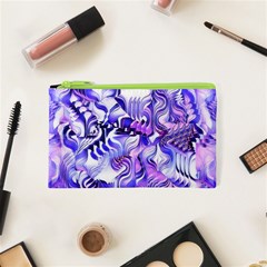 Weeping Wisteria Fantasy Gardens Pastel Abstract Cosmetic Bag (xs) by CrypticFragmentsDesign