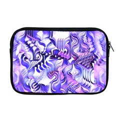 Weeping Wisteria Fantasy Gardens Pastel Abstract Apple Macbook Pro 17  Zipper Case by CrypticFragmentsDesign