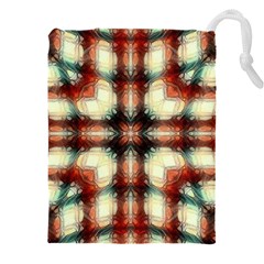Royal Plaid  Drawstring Pouch (5xl) by LW41021