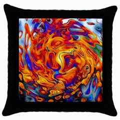 Sun & Water Throw Pillow Case (black) by LW41021