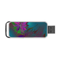 Evening Bloom Portable Usb Flash (one Side) by LW323