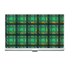 Green Clover Business Card Holder by LW323