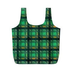 Green Clover Full Print Recycle Bag (m) by LW323
