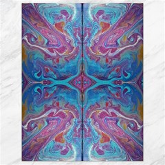 Marbling Turquoise Marbling Canvas 18  X 24  by kaleidomarblingart