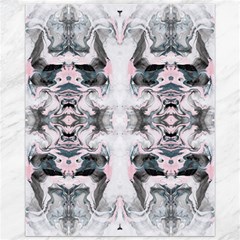 Grey On Pink Marbling Canvas 11  X 14  by kaleidomarblingart