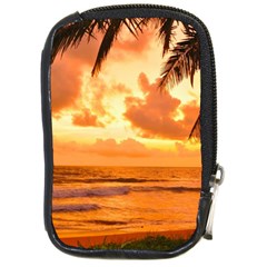 Sunset Beauty Compact Camera Leather Case by LW323