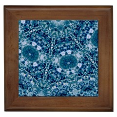 Blue Heavens Framed Tile by LW323
