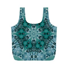 Blue Gem Full Print Recycle Bag (m) by LW323