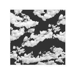 Cumulus Abstract Design Small Satin Scarf (square) by dflcprintsclothing
