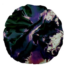 Abstract Wannabe Large 18  Premium Round Cushions by MRNStudios