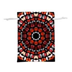 Kaleid Geometric Metal Color Lightweight Drawstring Pouch (l) by alllovelyideas