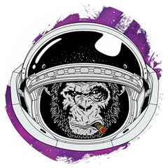Spacemonkey Wooden Bottle Opener (round) by goljakoff