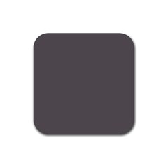 Carbon Grey Rubber Coaster (square)  by FabChoice