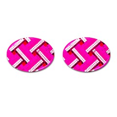 Pop Art Mosaic Cufflinks (oval) by essentialimage365