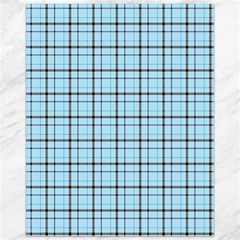 Sky Blue Tartan Plaid Pattern, With Black Lines Canvas 16  X 20  by Casemiro
