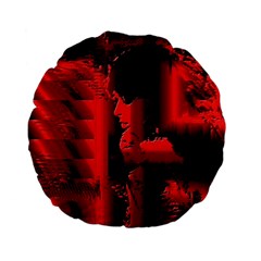 Red Light Standard 15  Premium Flano Round Cushions by MRNStudios