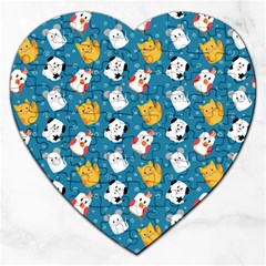 Funny Pets Jigsaw Puzzle (heart) by SychEva