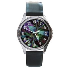 Cyclone Round Metal Watch by MRNStudios