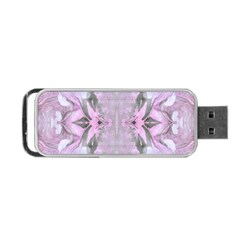 Pastels Symmetry Portable Usb Flash (one Side) by kaleidomarblingart