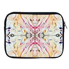 Painted Web Repeats Apple Ipad 2/3/4 Zipper Cases by kaleidomarblingart