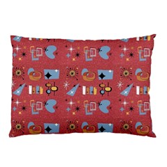 50s Small Print Pillow Case by NerdySparkleGoth