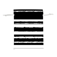 Bandes Abstrait Blanc/noir Lightweight Drawstring Pouch (m) by kcreatif